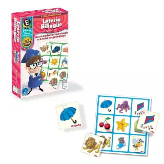 Loteria Bilingue Pequeña Vocabulario Didactico Kolor/Arte