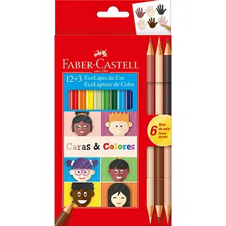 Color Faber X12+3 Caras Y Colores