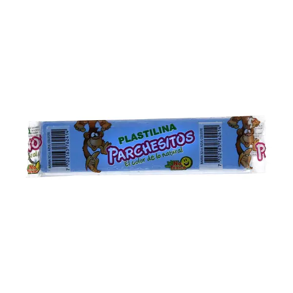 Plastilina Parchesitos Barra 65 Grs