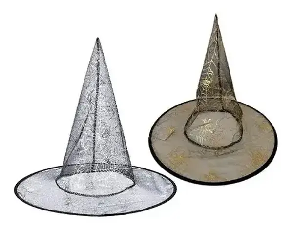 Sombrero Bruja Traslucido Eco