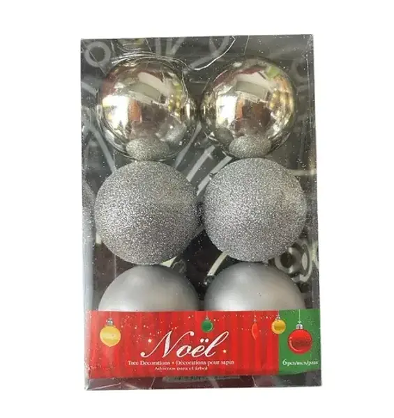 Bola De Navidad 5cm X6