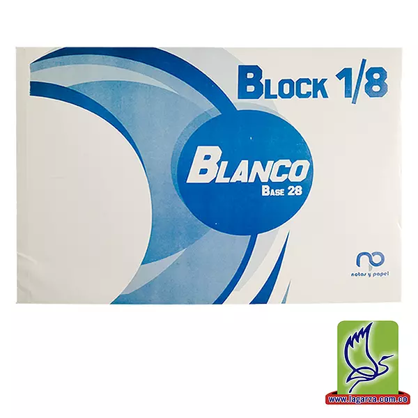 Block Base 28 Sin Formato 1/8 Grande