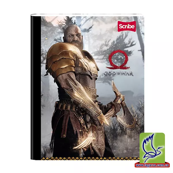 Cuaderno Scribe God Of War Edicion Playstation